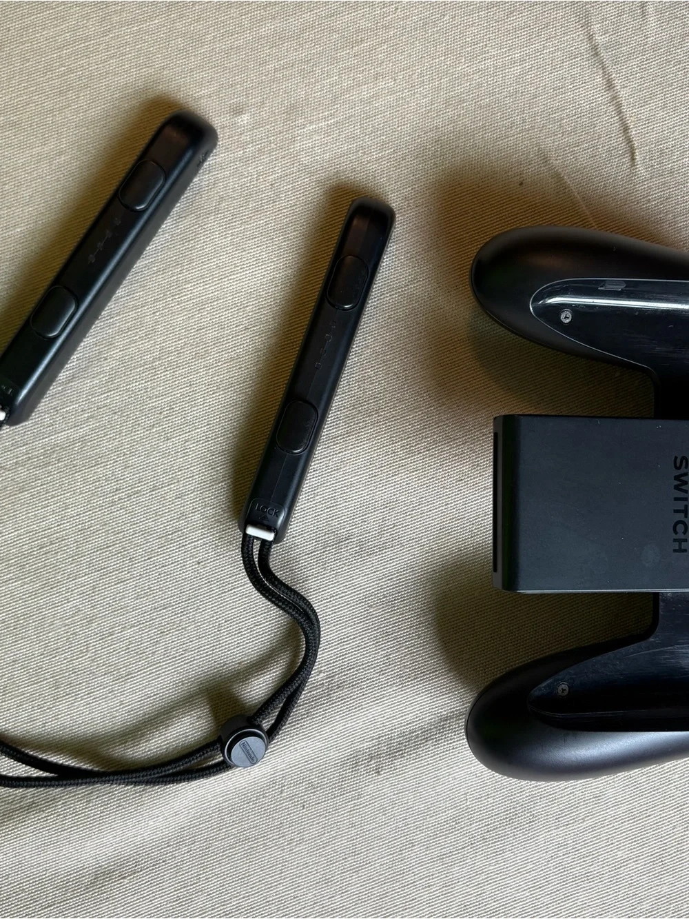 Nintendo Switch with Blue Left and Yellow Right Joy‑Con Controllers